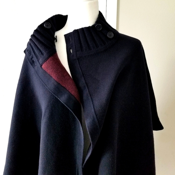 Theory Black cowl Cape - Picture 3 of 13